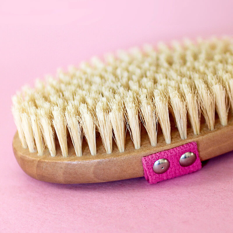 Tone & Glow Body Brush Natural Bristle Dry Brush