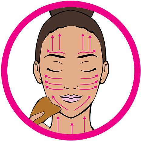 gua sha diagram icon
