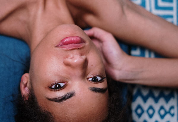 woman with great skin