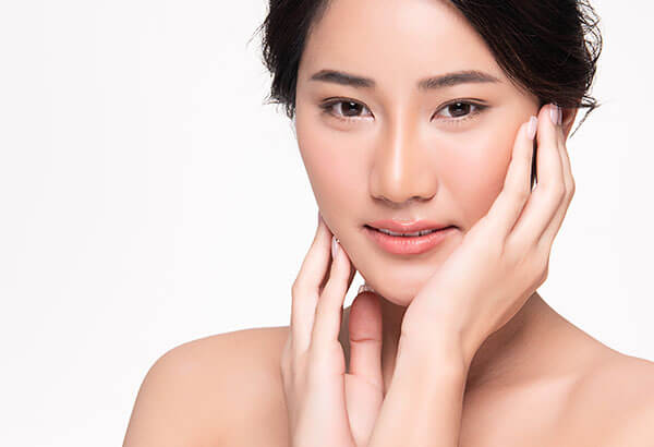 woman with great skin