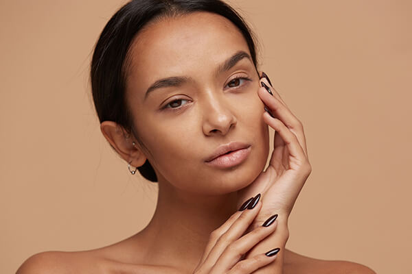 woman with beautiful skin