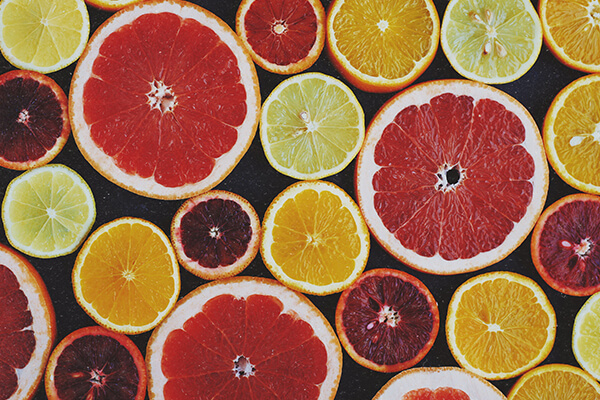 grapefruit slices