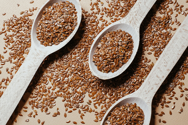 spoonful of flax seeds