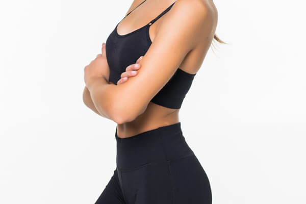 woman in workout clothes