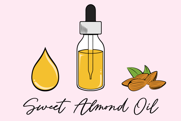sweet almond oil diagram