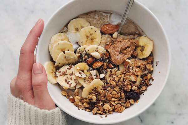 oatmeal with fruits
