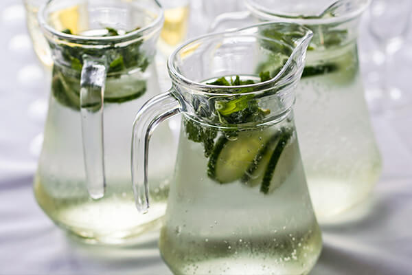 cucumber infused water