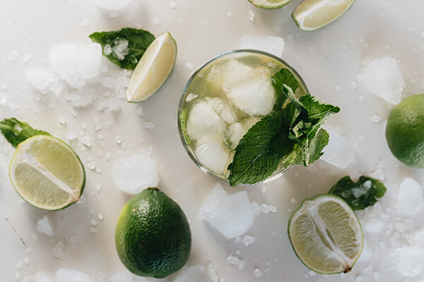 green infused water