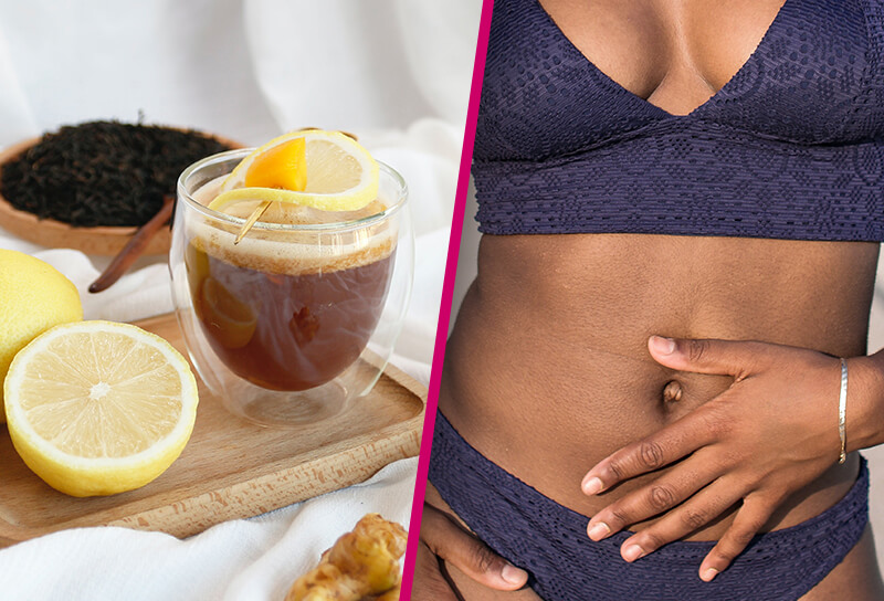 teas reduce bloating