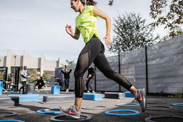 woman running
