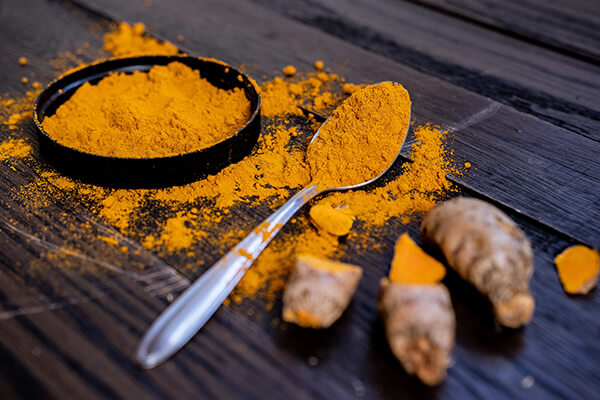 spoonful of turmeric