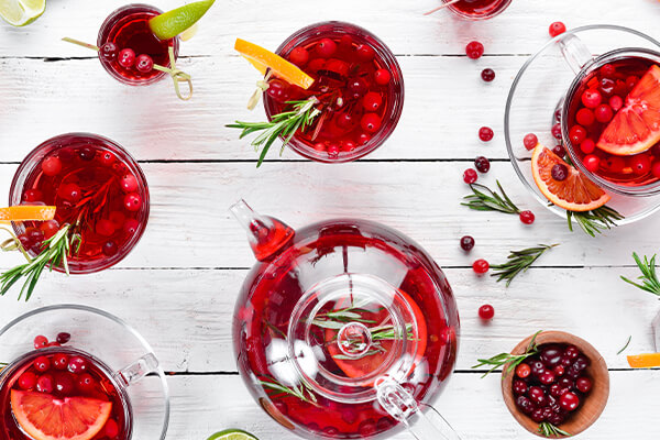 cranberry water