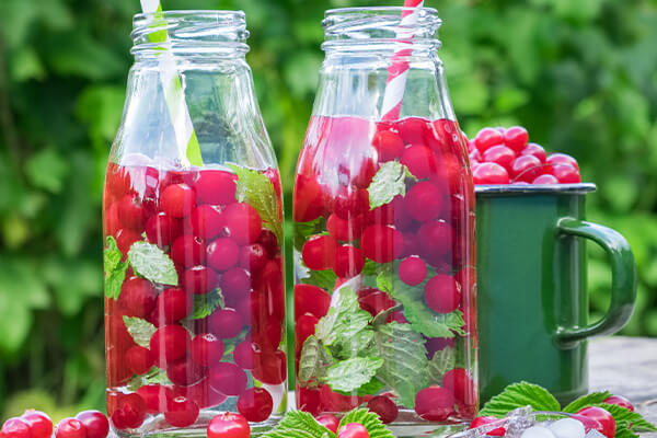 cranberry water