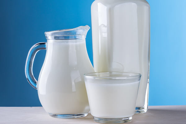pitcher of milk