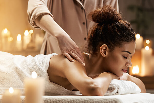 woman doing massage