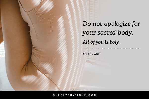 positive body image quote graphic