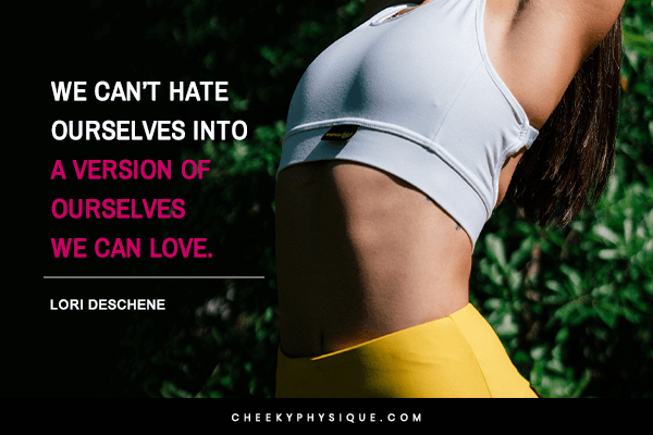 positive body image quote graphic