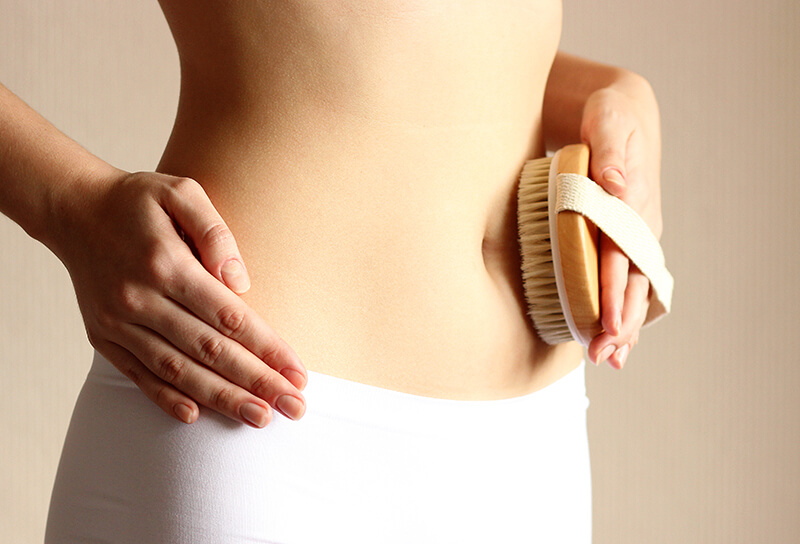 dry brushing loose skin